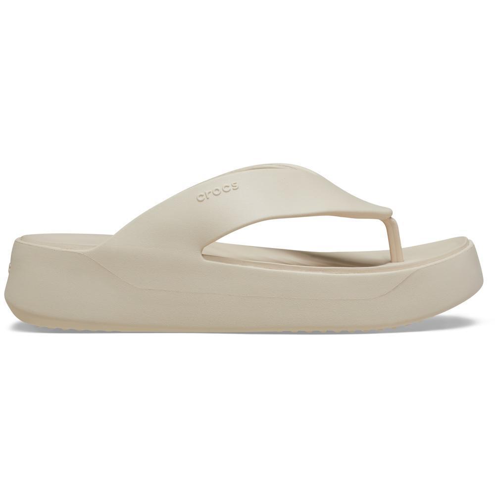 Sandália Crocs Getaway Plataform Flip Stucco - 1