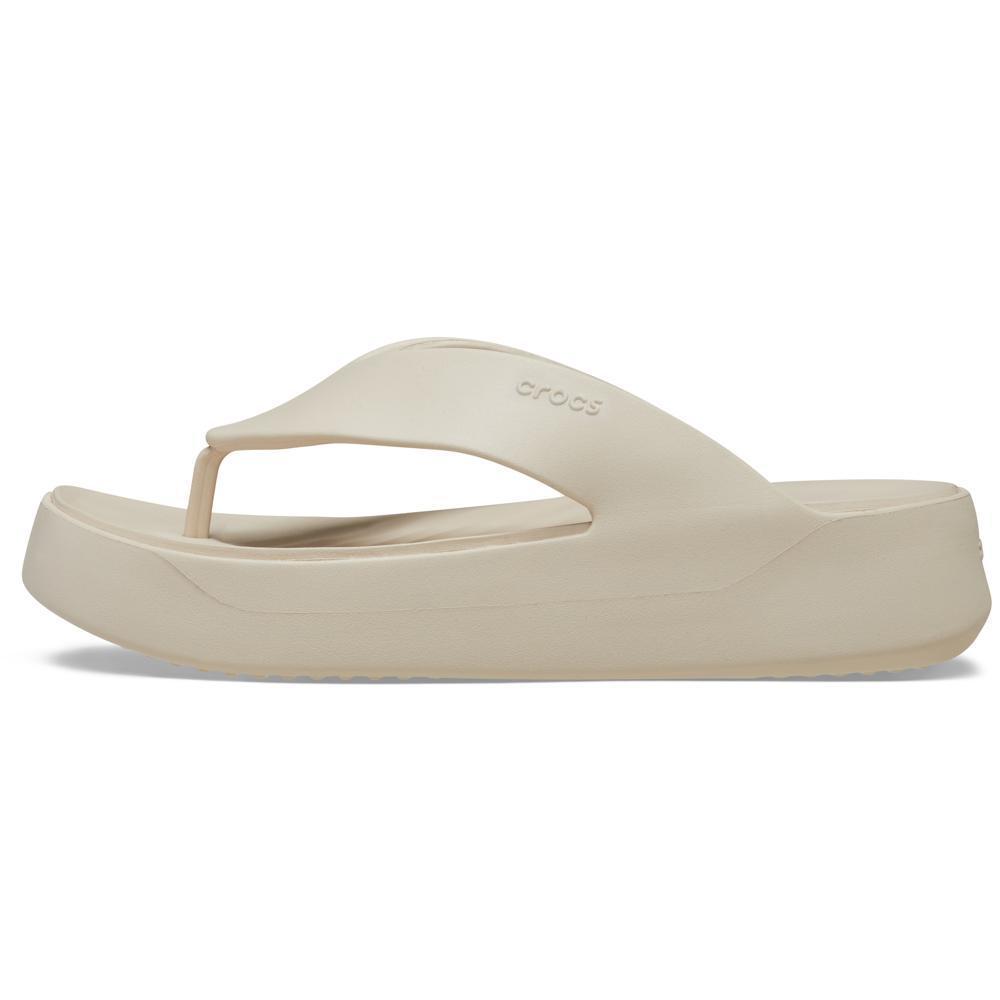 Sandália Crocs Getaway Plataform Flip Stucco - 3