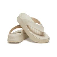 Sandália Crocs Getaway Plataform Flip Stucco