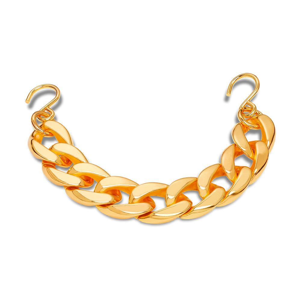 Jibbitz™ Corrente Cubana Dourada Único - 2