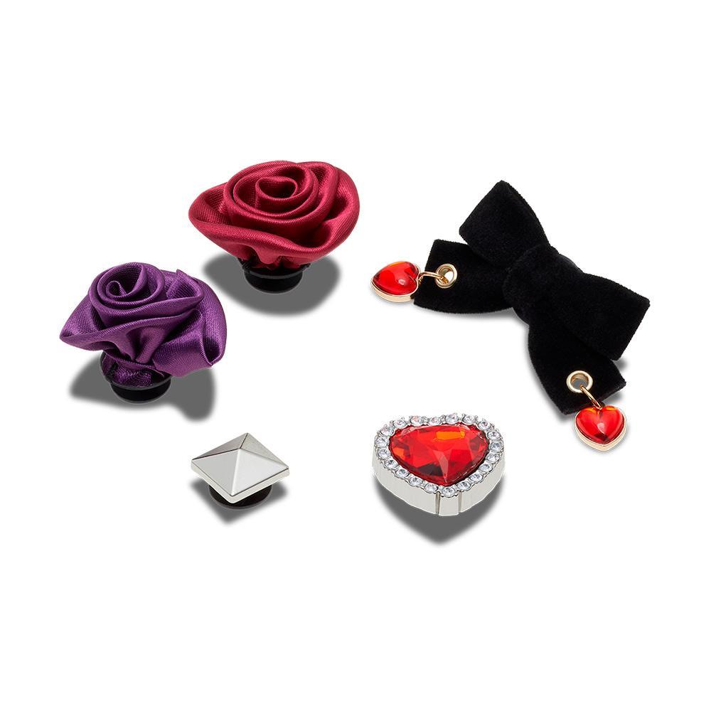 Jibbitz™ Romance Sombrio com Laço Pack com 5 Peças Único - 2