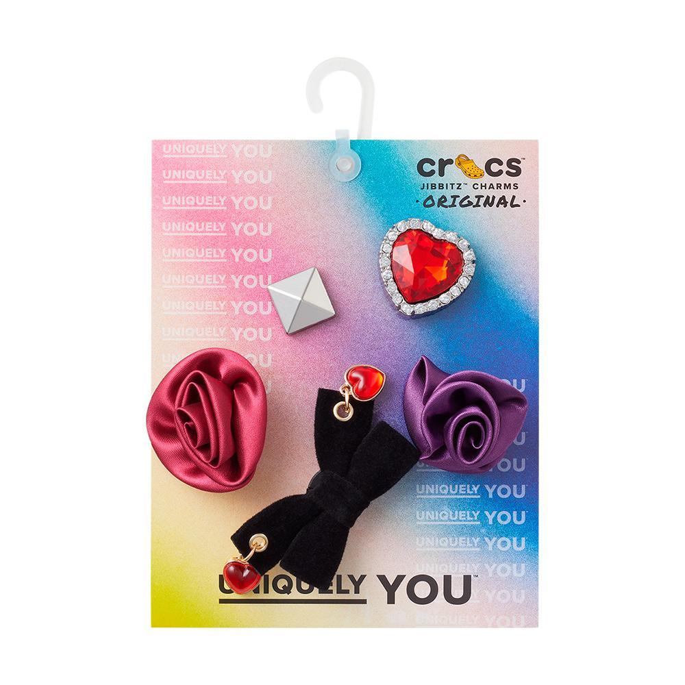 Jibbitz™ Romance Sombrio com Laço Pack com 5 Peças Único - 4