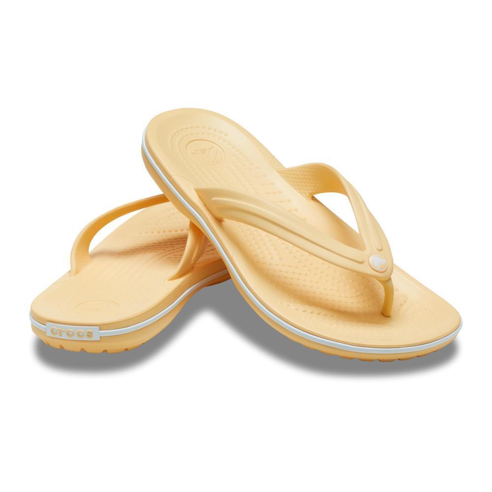 Chinelo Crocs Crocband Flip Golden Hour - 4