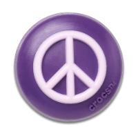 Jibbitz™ Sinal da Paz Roxo e Rosa Único - 1