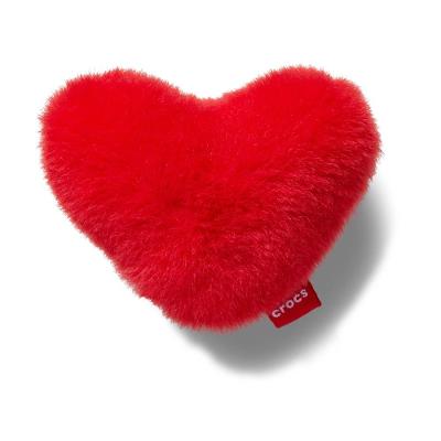 Jibbitz™ Coração Vermelho de Pelúcia  Único