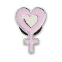 Jibbitz™ Símbolo Feminino Prata Único - 1