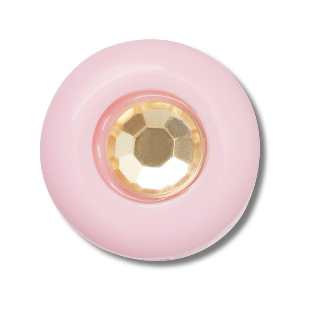 Jibbitz™ Pedra Acrílica Rosa e Amarelo Único - 1