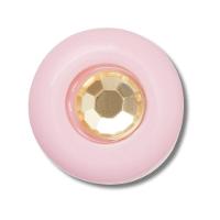 Jibbitz™ Pedra Acrílica Rosa e Amarelo Único - 1