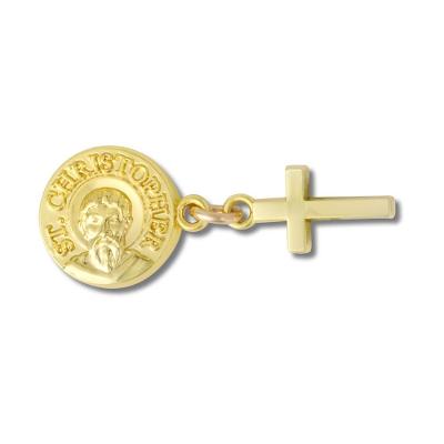 Jibbitz™ Santo e Cruz de Ouro
 UNICO