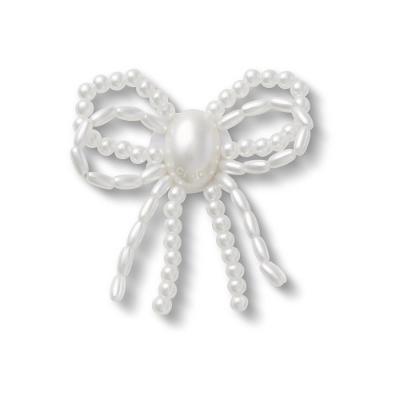 Jibbitz™ Laço de Pérolas Brancas Único