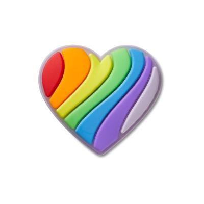 Jibbitz™ Coração Arco-Íris Orgulho Único