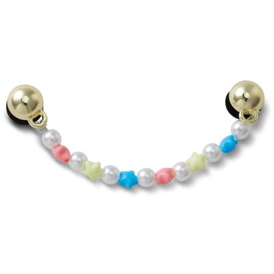 Jibbitz™ Corrente Pérola e Estrela Único