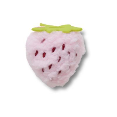 Jibbitz™ Morango Rosa de Pelúcia Único