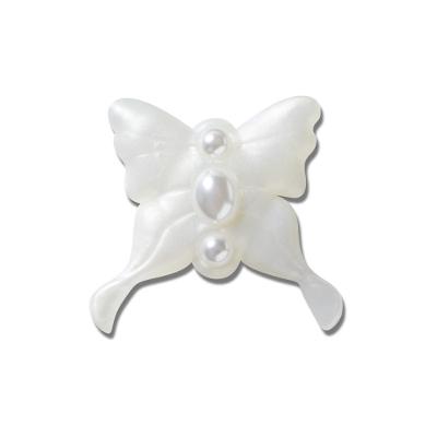 Jibbitz™ Meta Jelly Borboleta Branca Único