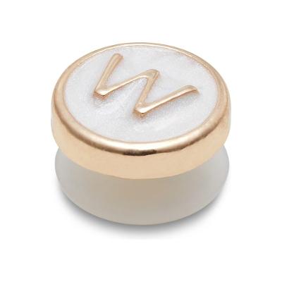 Jibbitz™ Letra W Pequena Perolizada Único