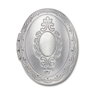 Jibbitz™ Relicário Oval Prateado Único