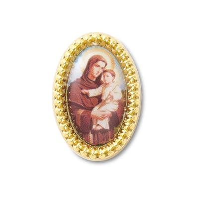 Jibbitz™ Santo Oval Dourado

 UNICO