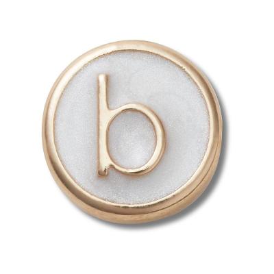 Jibbitz™ Letra B Pequena Perolizada UNICO