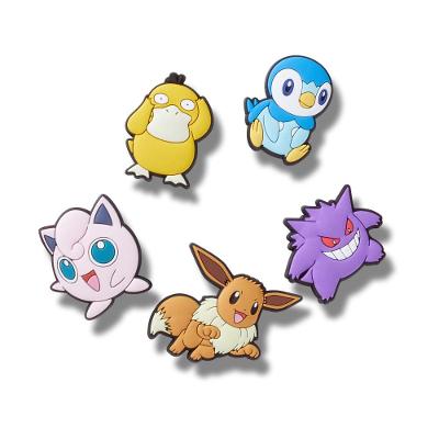 Jibbitz Pokemon Pack com 5 Peças único