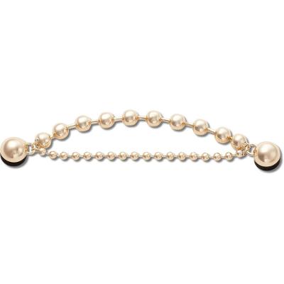 Jibbitz™ Corrente Dupla Dourada Cristais Único