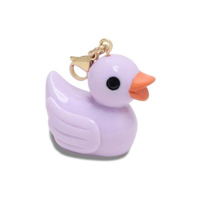 Jibbitz™ Pingente de Pato de Borracha Roxa Único