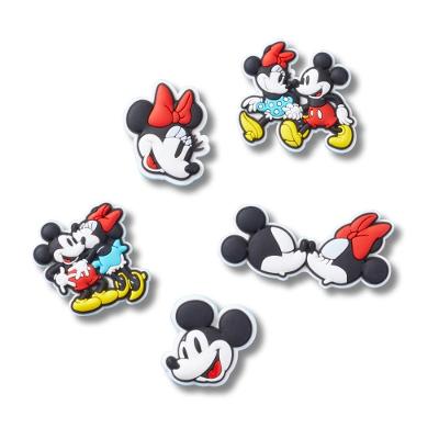 Jibbitz™ Mickey e Minnie Fofos Pack Com 5 Peças Único