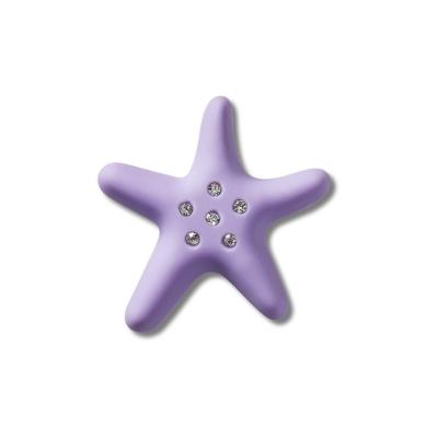 Jibbitz™ Estrela do Mar Roxa Com Gemas Único