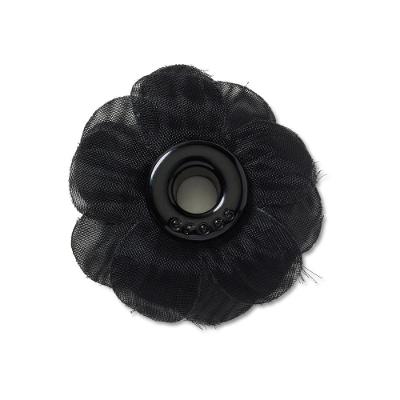 Jibbitz™ Ilhós de Chiffon Preto Única