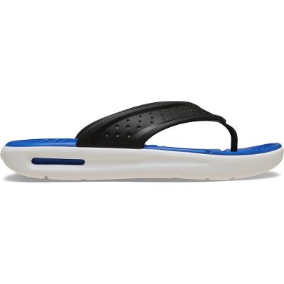Chinelo Crocs Inmotion Flip Black/Blue Bolt