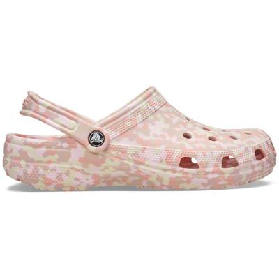 Sandália Crocs Classic Confetti Clog Pink Milk/Multi