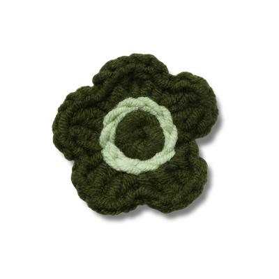 Jibbitz™ Flor de Crochê Verde Único