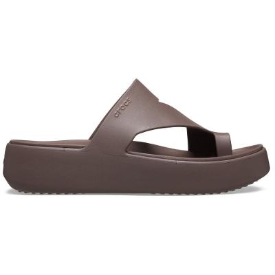 Sandália Crocs Getaway Platform Toe Loop Sandal Truffle