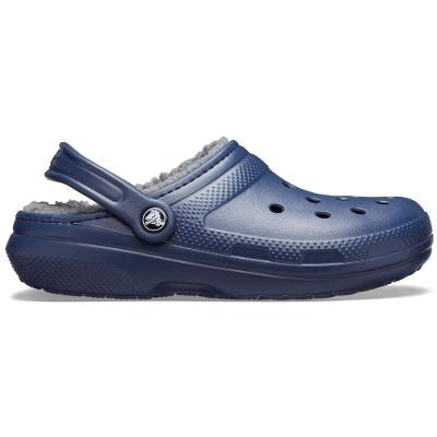 Sandália Crocs Classic Lined Clog Navy/Charcoal