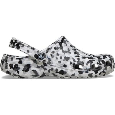 Sandália Crocs Classic Confetti Clog Black/White