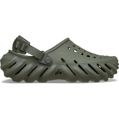 Sandália Crocs Echo Clog Dusty Olive