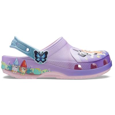 Sandália Crocs Bluey Multi Pink Classic Clog K Multi