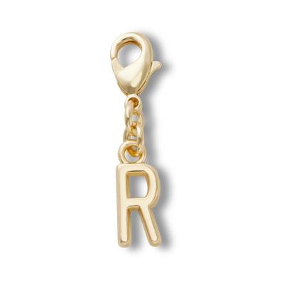 Jibbitz™ Pingente Letra R Dourada Único