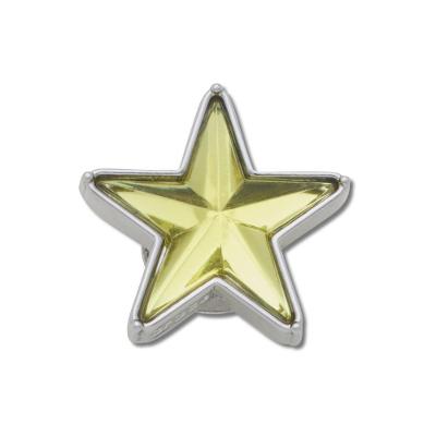 Jibbitz™ Estrela de Jóias SMT Verde e Prata Único