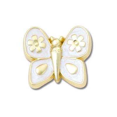 Jibbitz™ Borboleta Dourada Perolizada Único