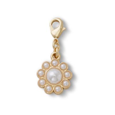 Jibbitz™ Pingente Floral Com Pérolas Único