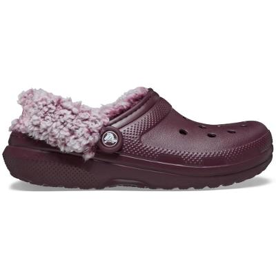 Sandália Crocs Classic Fleece Lined Clog Heritage Red