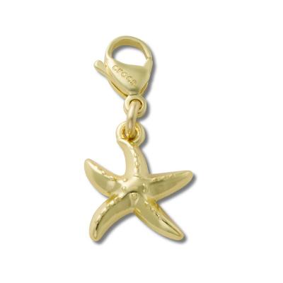 Jibbitz™ Pingente Estrela do Mar Dourada Único