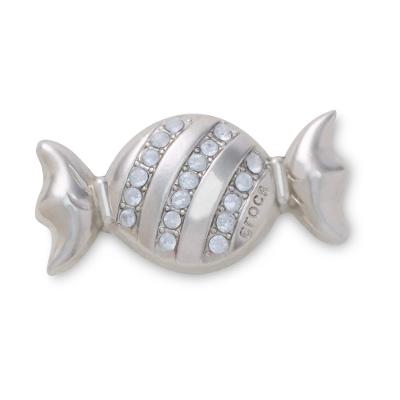 Jibbitz™ Doce de Pedras SMT de Prata Único