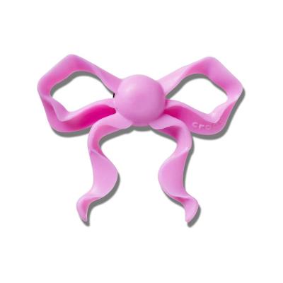 Jibbitz™ Meta Jelly Laço Rosa Único