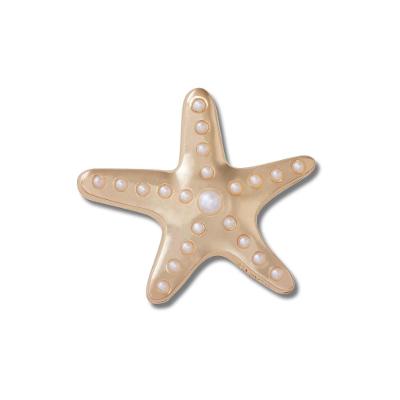 Jibbitz™ Estrela do Mar Dourada com Pérolas Único
