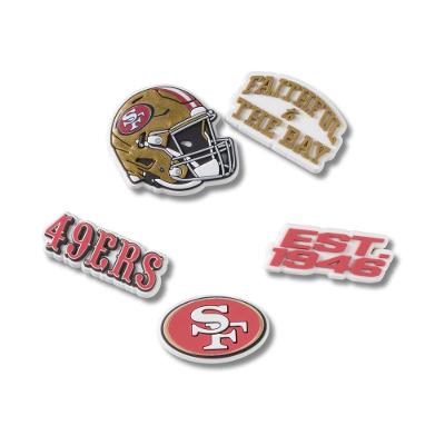 Jibbitz™ NFL San Francisco 49ERS Pack Com 5 Peças Única