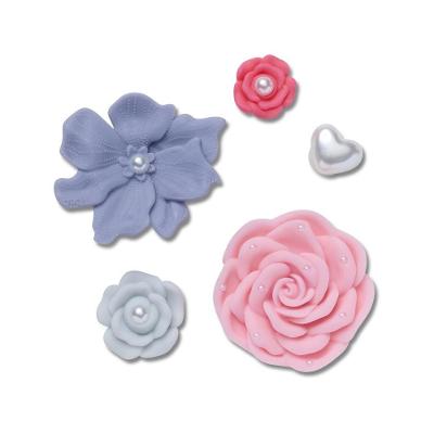 Jibbitz™ Flores Boho Pack com 5 Peças UNICO
