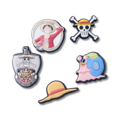 Jibbitz™ One Piece Luffy Pack Com 5 Peças Único