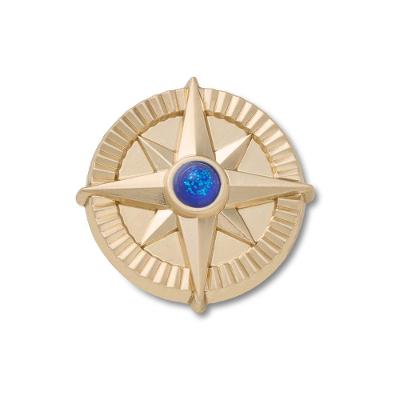 Jibbitz™ Estrela Dourada Com Gema Marinha Único