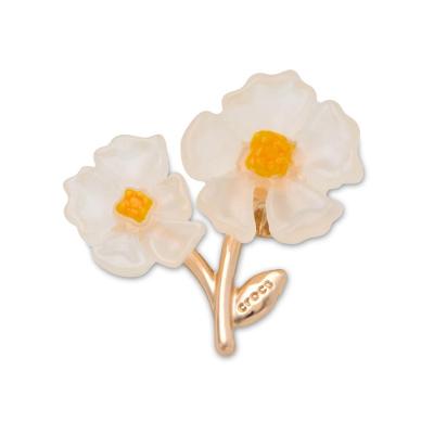 Jibbitz™ Flores Brancas E Laranja Único
